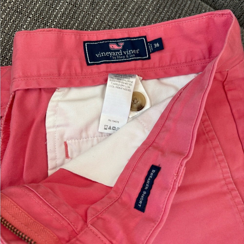 Vineyard Vines Coral Chino Shorts